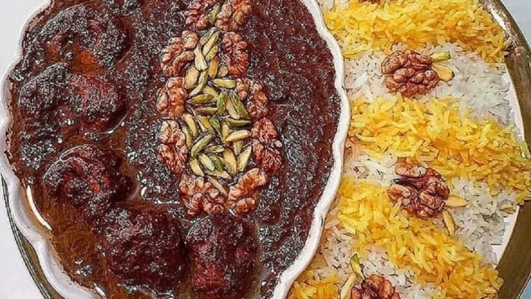 طرز پخت فسنجون